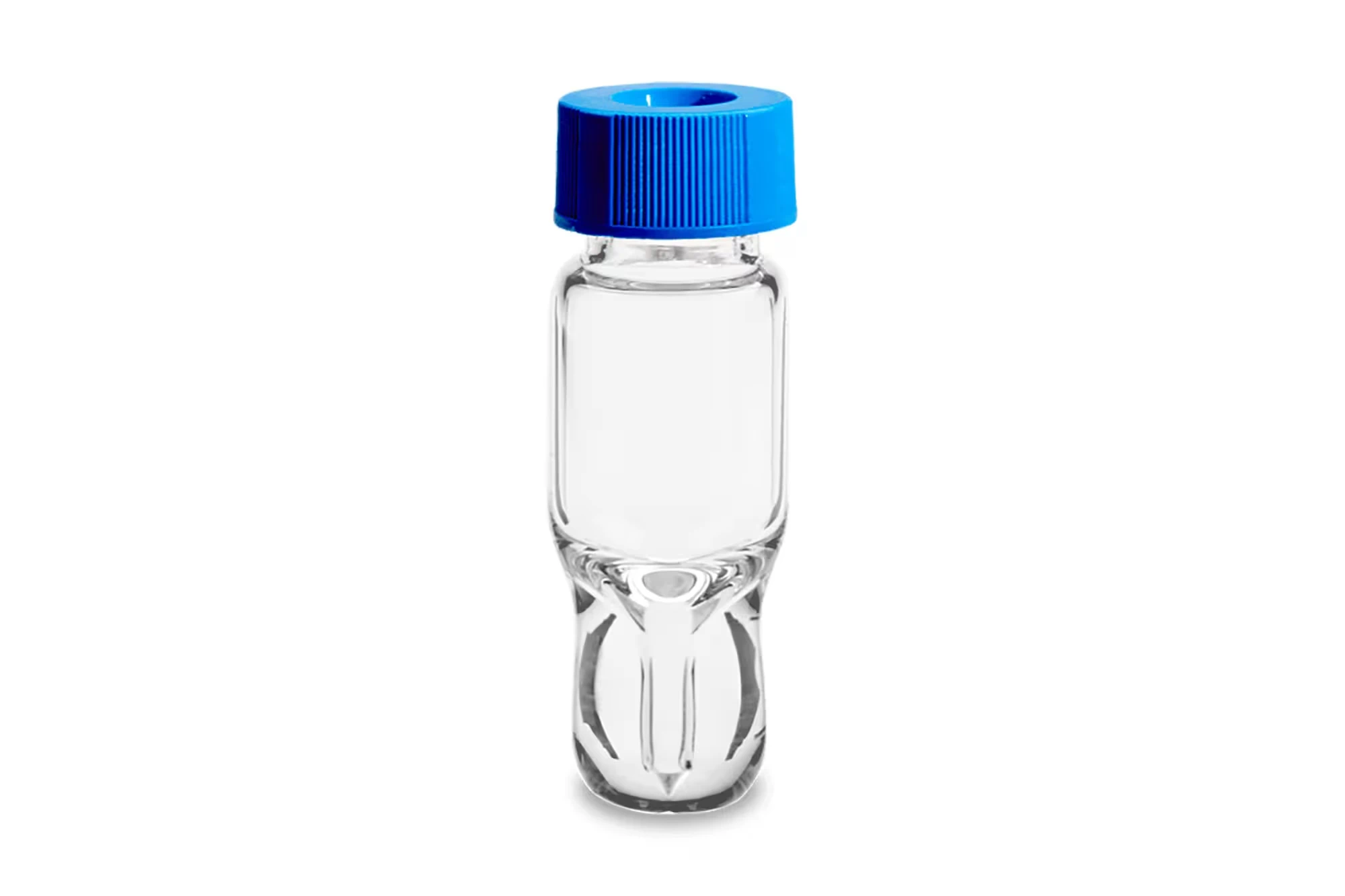 Vial 12x32 mm, 1 mL c/tapón y septum, preslit PTFE/Sil., certificado LCMS, pk/100u
